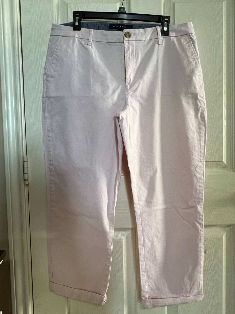 Tommy Hilfiger Pale Pink Pants with Signature Label